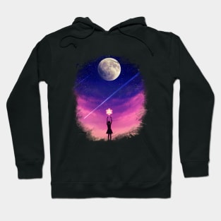 Moon and star Hoodie